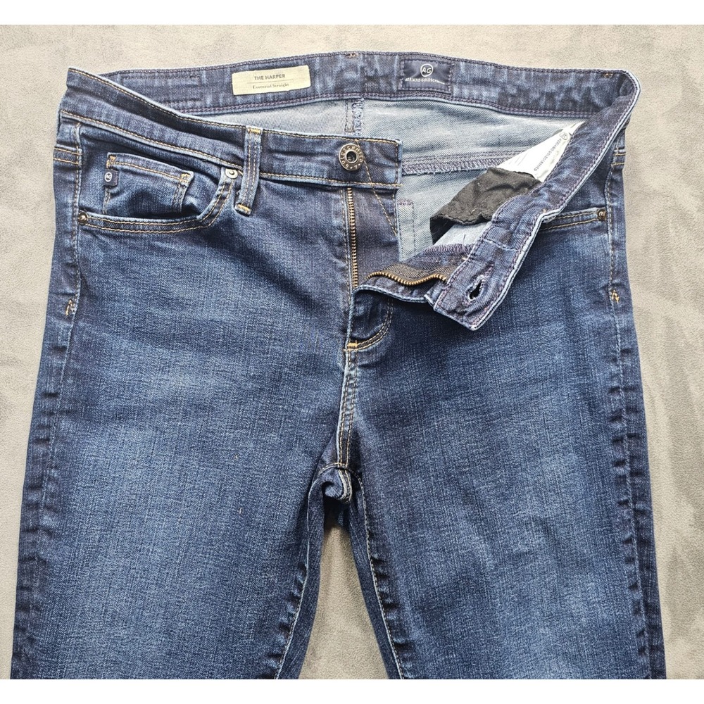 Adriano Goldschmidt AG The Harper Essential Straight Jeans Blue 28R Made in USA